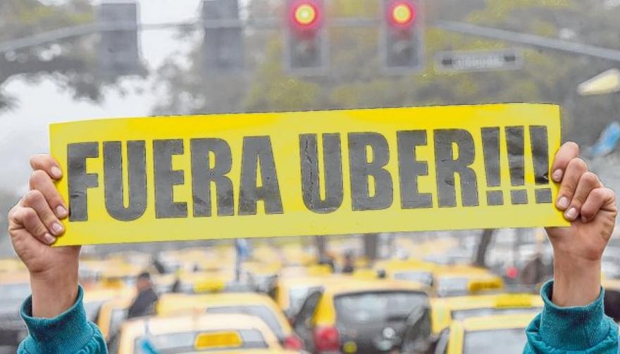 Movilización de remiseros contra Uber, Cabify y Didi