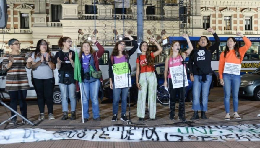 Nueva marcha de "Ni una Menos" en las calles de La Plata