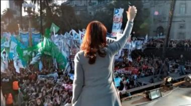 Los preparativos para el acto de CFK: escenario armado y expectativa por el clima