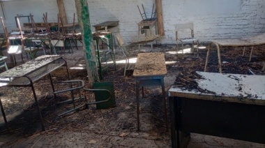 Se incendió una escuela y peligra el comienzo de las clases