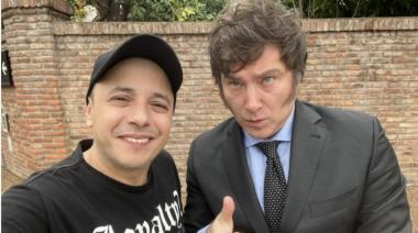 Javier Milei anunció al cantante de cumbia El Dipy como su candidato a intendente en La Matanza