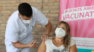 PBA: vacuna libre para los mayores de 18