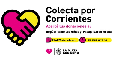 La Plata se pone en campaña para colaborar con la provincia de Corrientes